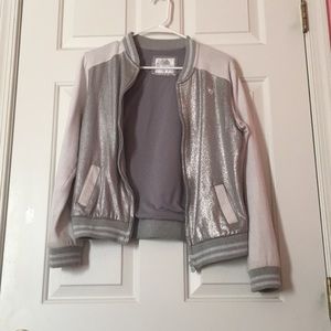 Sliver Varsity Jacket